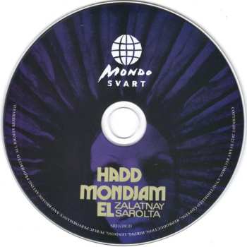 CD Sarolta Zalatnay: Hadd Mondjam El 492330