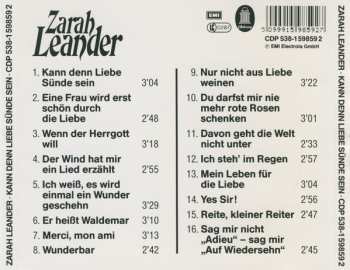 CD Zarah Leander: Kann Denn Liebe Sünde Sein 649194