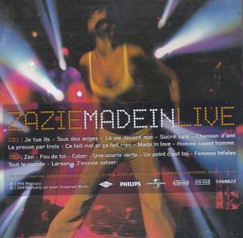 2CD Zazie: Made In Live 108678