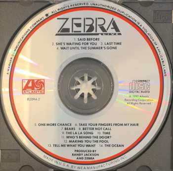 CD Zebra: Zebra Live 611911