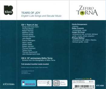 2CD Zefiro Torna: Tears Of Joy (English Lute Songs And Secular Music) 631093