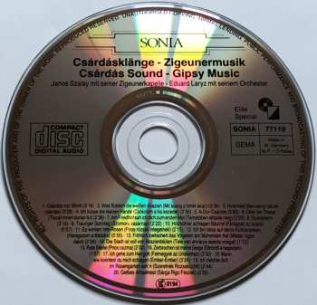 CD Zigeunerkapelle Janos Szalay: Csárdásklänge - Zigeunermusik / Csárdás Sound - Gipsy Music 550314