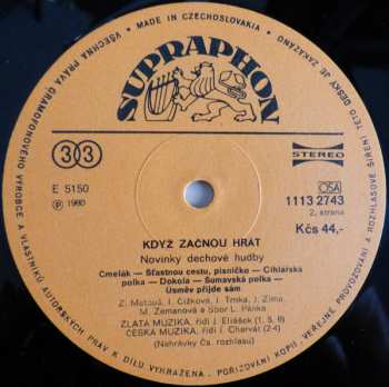 LP Zlatá Muzika: Když Začnou Hrát - Novinky Dechové Hudby 642361