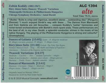 CD Zoltán Kodály: Dances Of Galánta / Háry János Suite / Peacock Variations / Dances Of Marosszék 559413