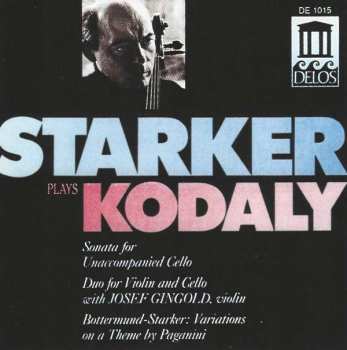 CD Janos Starker: Starker Plays Kodaly 310766