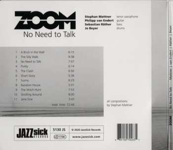 CD Zoom: No Need To Talk 386018