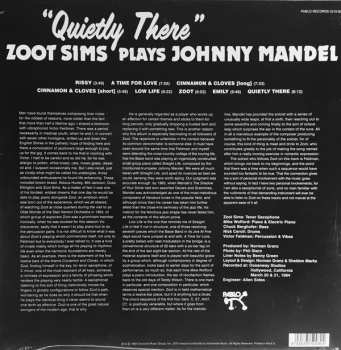 LP Zoot Sims: Plays Johnny Mandel  "Quietly There" LTD 151609