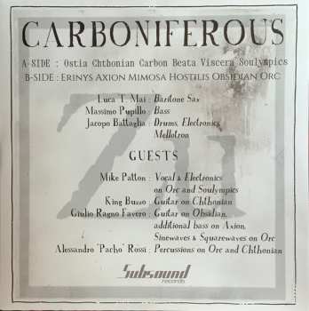 LP Zu: Carboniferous CLR | LTD 605350