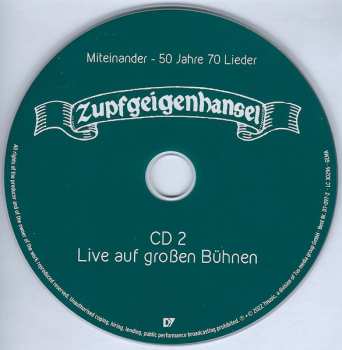 3CD Zupfgeigenhansel: Miteinander - 50 Jahre 70 Lieder 609559