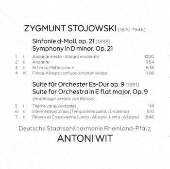 CD Antoni Wit: Symphony Op. 21 / Suite For Orchestra Op. 9 557850