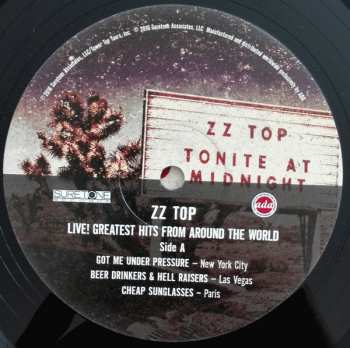 2LP ZZ Top: Live! Greatest Hits From Around The World 344549