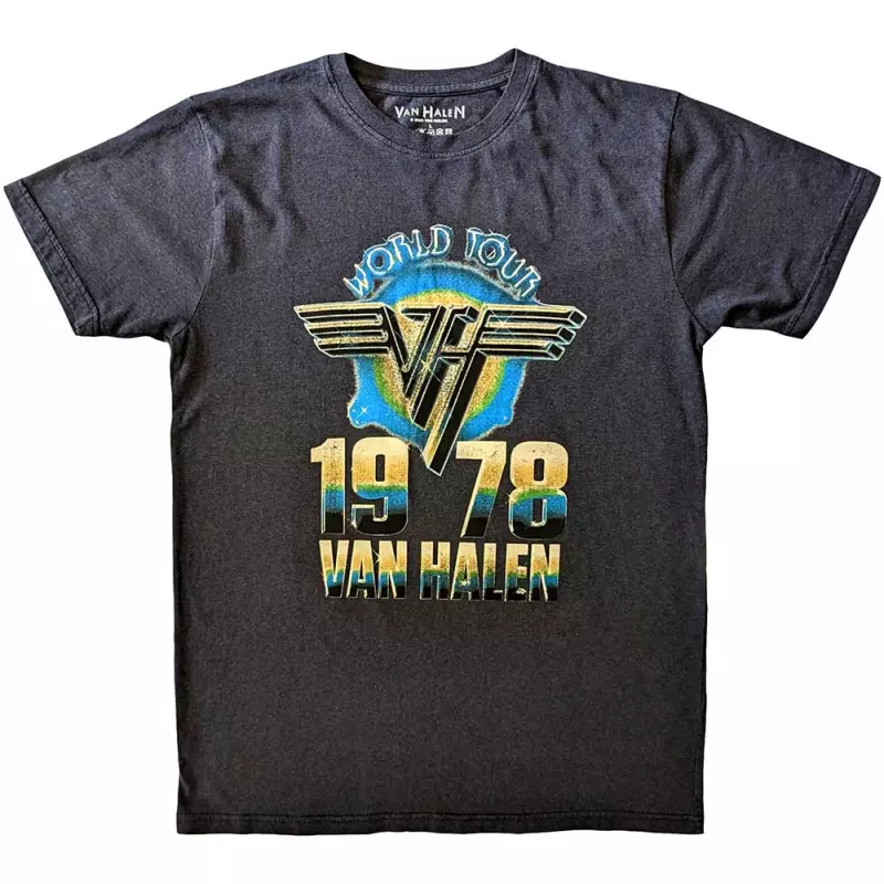 Van Halen Unisex T-shirt: World Tour '78 (small) S